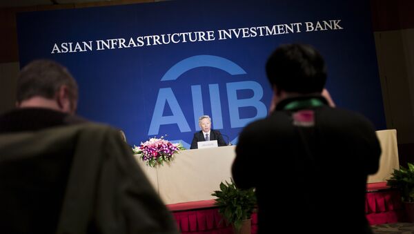 Jin Liqun, presidente del Banco Asiático de Inversión en Infraestructura (AIIB) - Sputnik Mundo