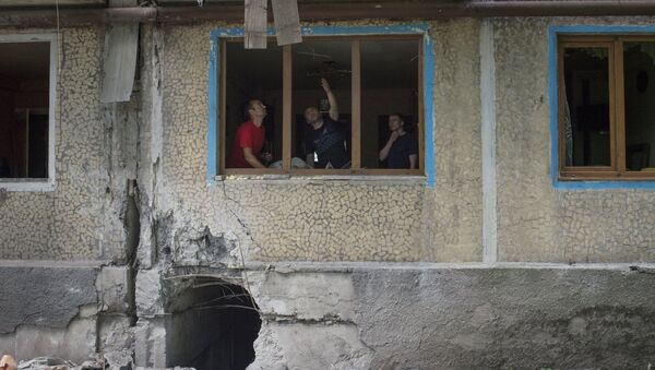 Las destrucciones en Donetsk - Sputnik Mundo