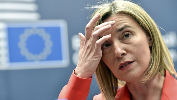 Federica Mogherini, jefa de la diplomacia europea (archivo) - Sputnik Mundo