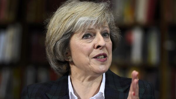 Theresa May, ministra del Interior de Reino Unido - Sputnik Mundo