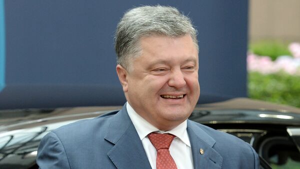 Petró Poroshenko, presidente ucraniano - Sputnik Mundo