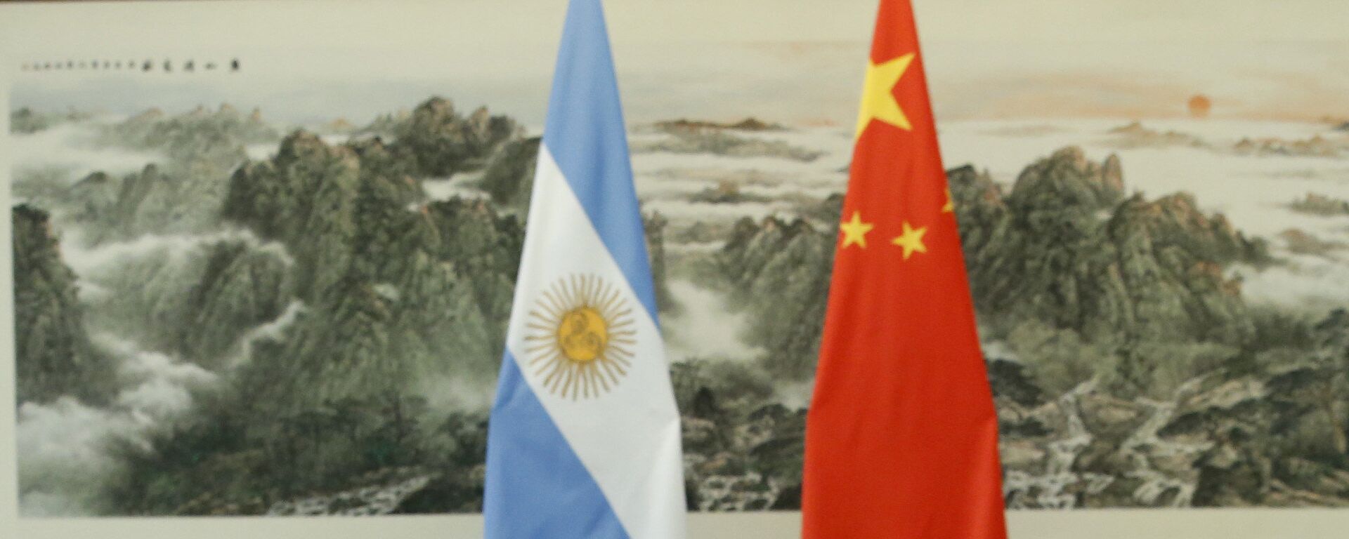 Banderas de Argentina y China - Sputnik Mundo, 1920, 16.01.2024