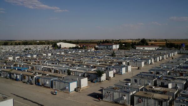 A general view of the Harran refugee camp is seen in the Sanliurfa province, Turkey - Sputnik Mundo