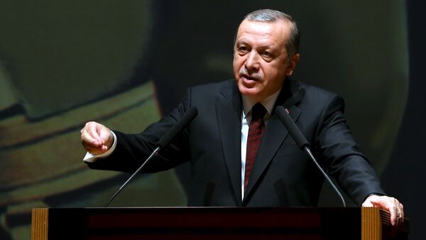 Tayyip Erdogan, presidente de Turquía - Sputnik Mundo