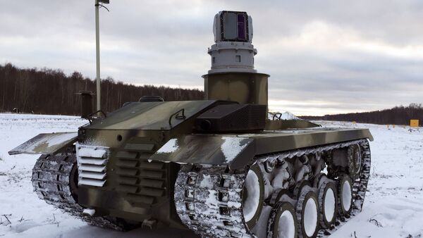 El robot ruso de combate Nerejta - Sputnik Mundo