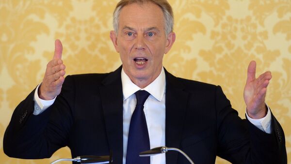 Tony Blair, ex primer ministro de Gran Bretaña (archivo) - Sputnik Mundo