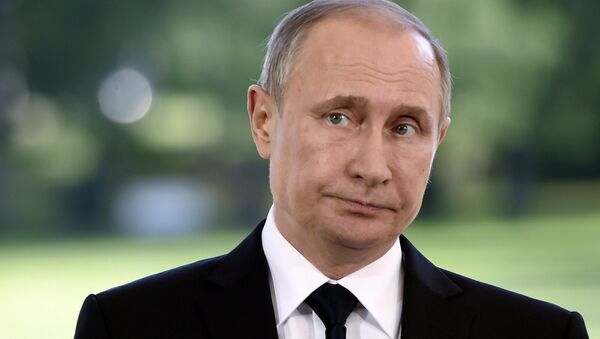 Vladímir Putin durante una rueda de prensa - Sputnik Mundo