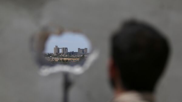 La vista a Manbij, Siria - Sputnik Mundo
