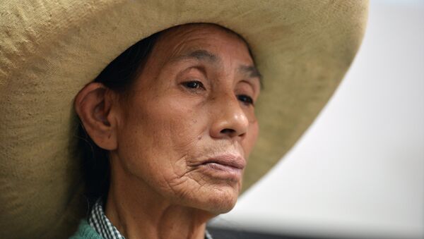 Una víctima de las esterilizaciones forzadas en Perú (archivo) - Sputnik Mundo