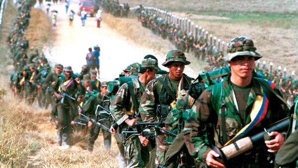 Los militantes de las FARC (archivo) - Sputnik Mundo