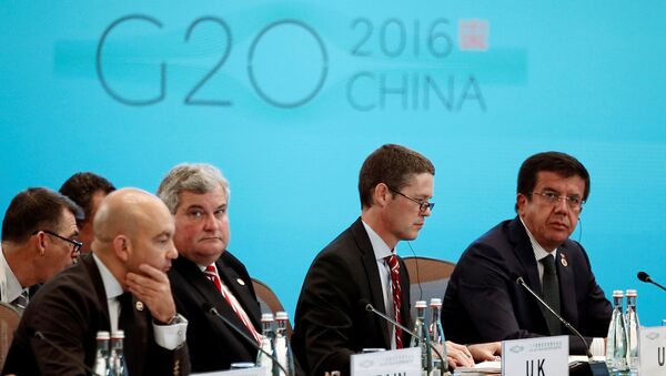 La reunión de los ministros de Comercio del G20 en Shanghái, China - Sputnik Mundo