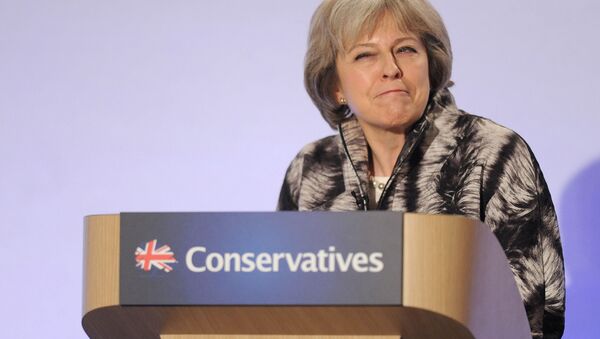 Theresa May, ministra británica del Interior - Sputnik Mundo