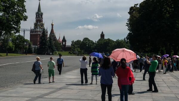 Turistas extranjeros en Rusia - Sputnik Mundo