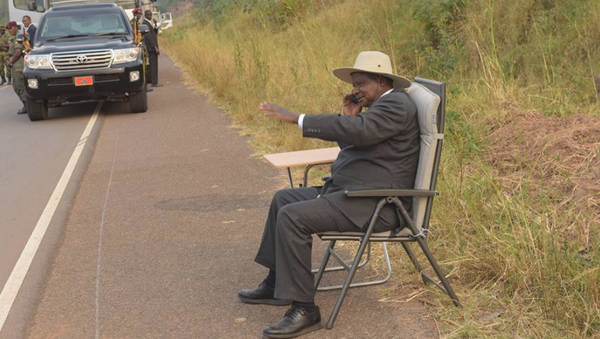Yoweri Museveni, presidente de Uganda - Sputnik Mundo