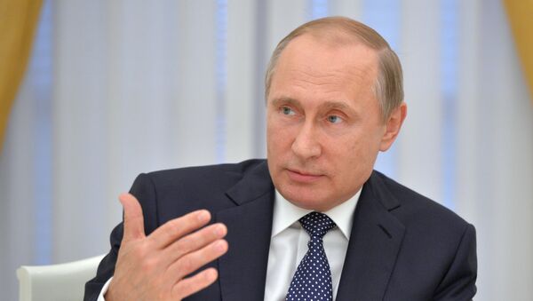 Рабочая встреча президента РФ В. Путина с руководителями фракций Госдумы РФ - Sputnik Mundo