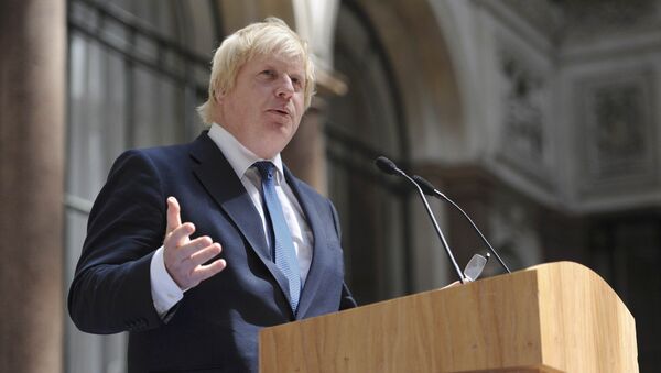 Boris Johnson, ministro de Asuntos Exteriores británico - Sputnik Mundo