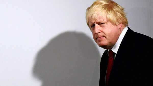Boris Johnson, el ministro de Asuntos Exteriores británico - Sputnik Mundo