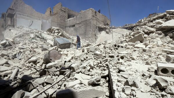 Ruinas en Alepo - Sputnik Mundo