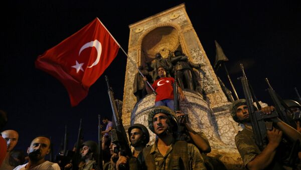 Situación en Estambul tras el intento del golpe de Estado (archivo) - Sputnik Mundo