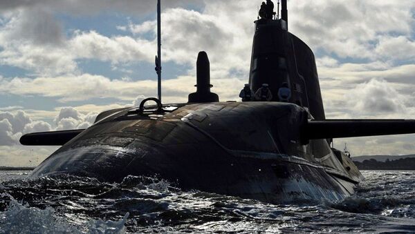 Submarino nuclear británico Ambush - Sputnik Mundo