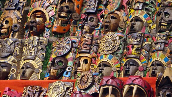 Las máscaras turísticas, México - Sputnik Mundo