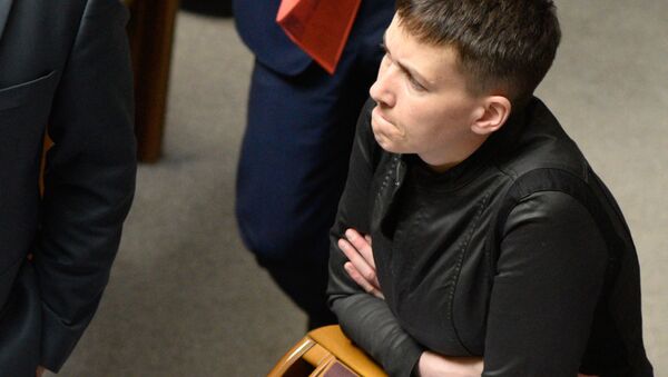 Nadezhda Sávchenko en Rada Suprema - Sputnik Mundo