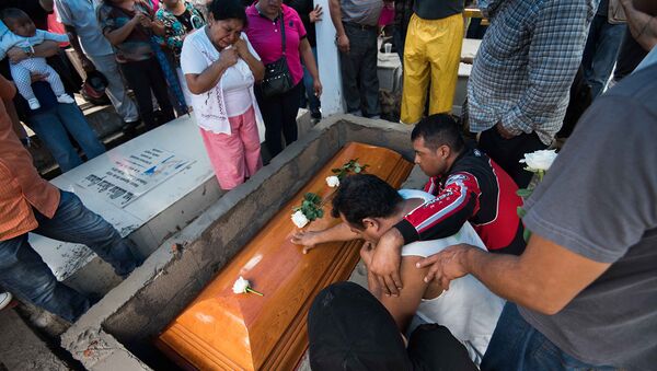 Funeral del periodista mexicano Pedro Tamayo - Sputnik Mundo