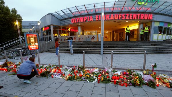 Lugar del tiroteo en Múnich - Sputnik Mundo