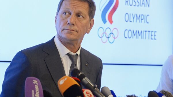 Alexandr Zhúkov, el presidente del Comité Olímpico de Rusia (archivo) - Sputnik Mundo