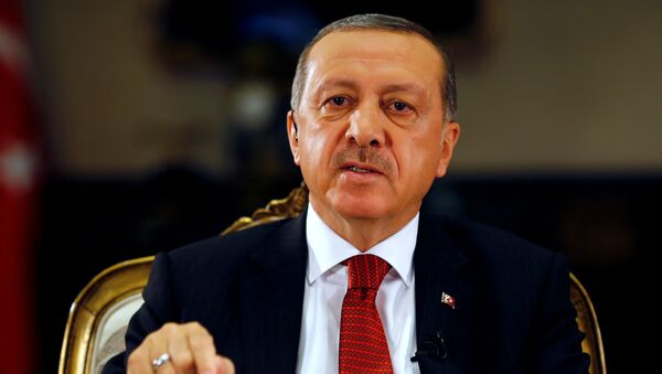 El presidente turco, Recep Tayip Erdogan - Sputnik Mundo