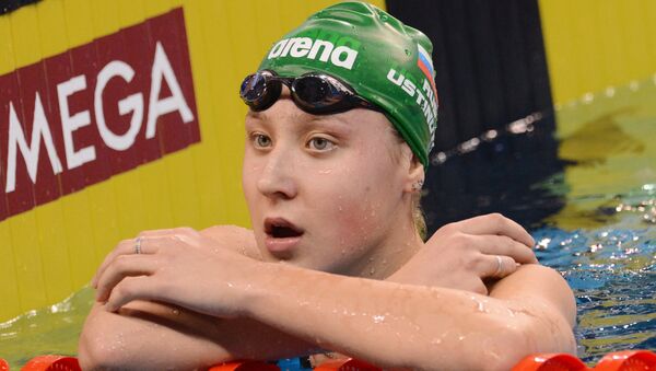 Daria Ustínova, nadadora rusa - Sputnik Mundo