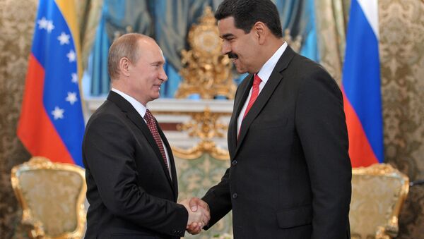 Presidente de Rusia, Vladímir Putin, y presidente de Venezuela, Nicolás Maduro (archivo) - Sputnik Mundo