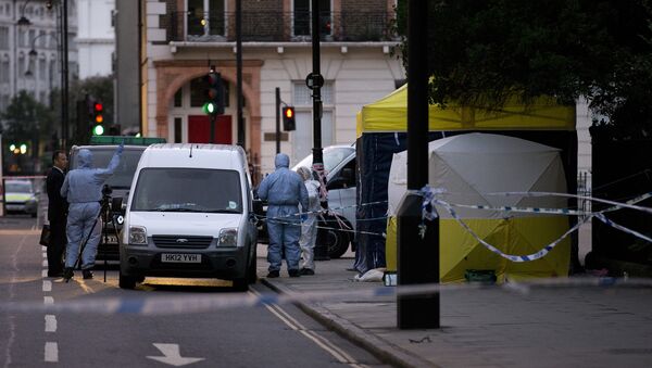 Lugar donde se produjo el ataque con cuchillo en Londres - Sputnik Mundo