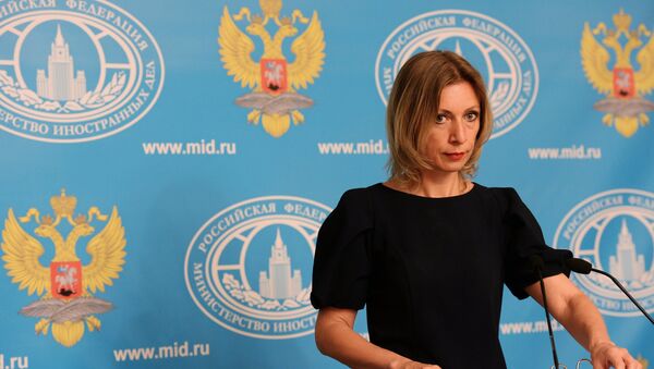 María Zajárova, la portavoz del Ministerio ruso de Asuntos Exteriores - Sputnik Mundo