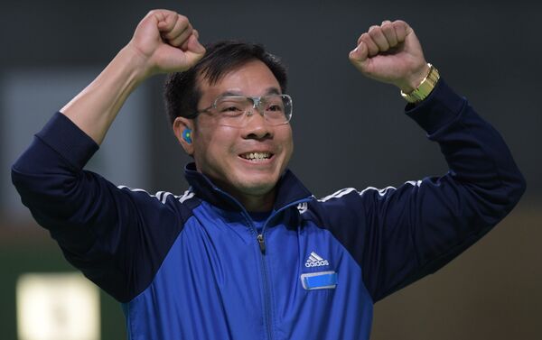 Hoang Xuan Vinh, medallista de oro en tiro de pistola de aire de 10 metros en los Juegos de Río de Janeiro 2016 - Sputnik Mundo