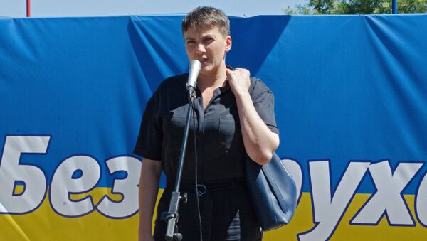 Nadezhda Sávchenko, diputada y militar ucraniana - Sputnik Mundo