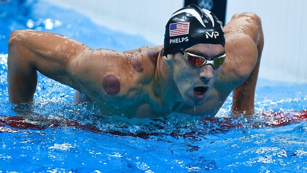 Michael Phelps en los JJOO 2016 - Sputnik Mundo
