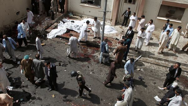 Ciudad de Quetta en Pakistán tras el atentado - Sputnik Mundo