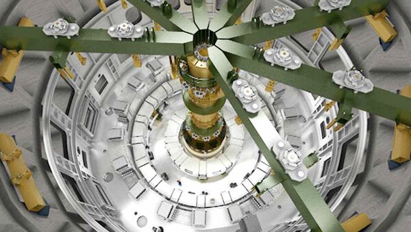 Процесс сборки термоядерного реактора ИТЭР - Sputnik Mundo