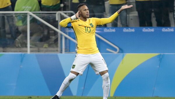 Neymar, el delantero brasileño - Sputnik Mundo
