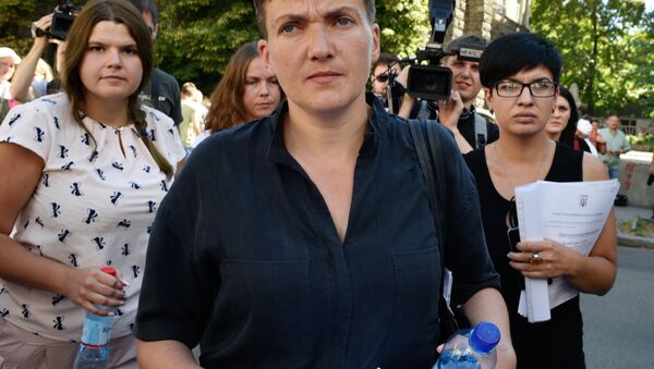 La diputada ucraniana Nadezhda Sávchenko - Sputnik Mundo
