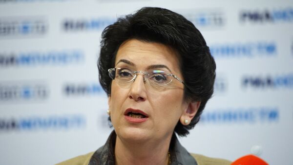 Ninó Burdzhanadze, expresidenta del Parlamento georgiano - Sputnik Mundo