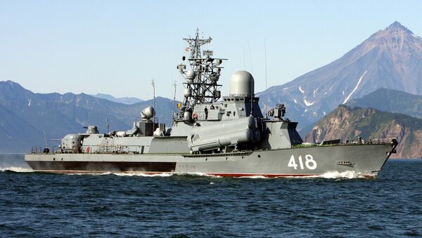Un buque de la Flota Rusa del Pacífico - Sputnik Mundo