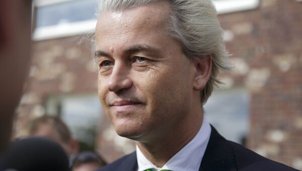 Geert Wilders, líder del derechista Partido por la Libertad de Holanda - Sputnik Mundo