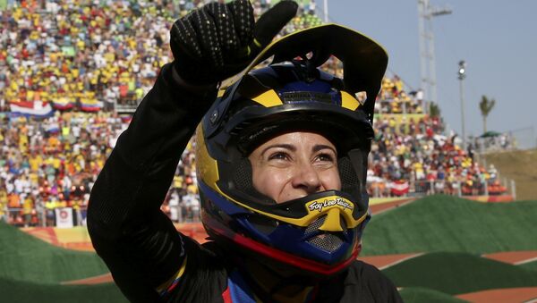 La bicicrosista colombiana Mariana Pajón - Sputnik Mundo