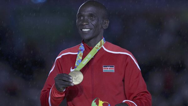 Eliud Kipchoge, el ganador de la maratón - Sputnik Mundo