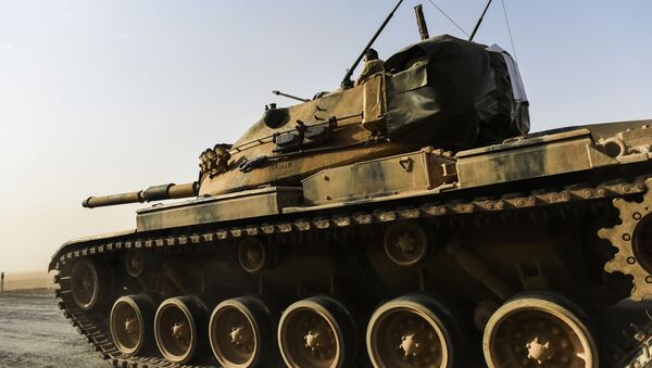 Un tanque turco en Siria - Sputnik Mundo