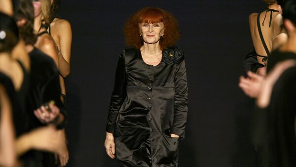 La diseñadora de moda, Sonia Rykiel (archivo) - Sputnik Mundo
