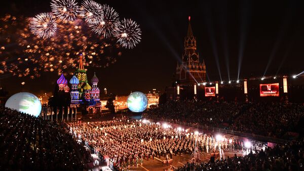 La apertura del festival internacional de música Spasskaya Bashnia en Moscú - Sputnik Mundo