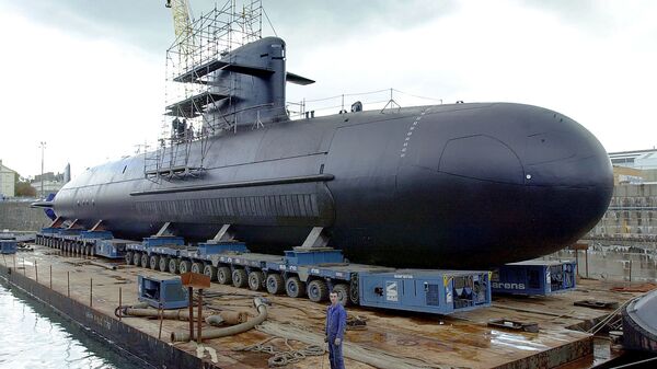 Un submarino francés (imagen referencial) - Sputnik Mundo